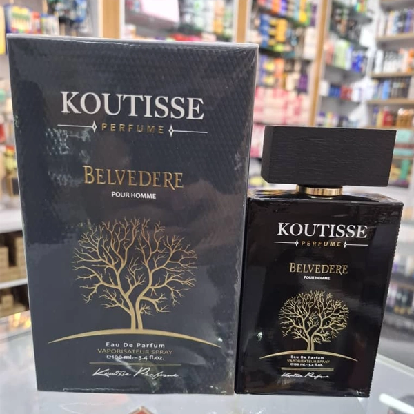 عطر ادکلن کوتیس بلودر مشکی پور هوم اورجینال | KOUTISSE BELVEDERE Black Perfume